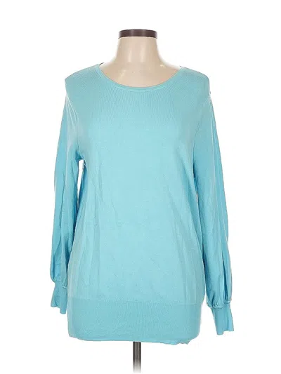 Pre-owned Alfani Pullover Sweater In Blue