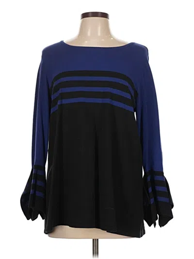 Pre-owned Alfani Pullover Sweater In Blue