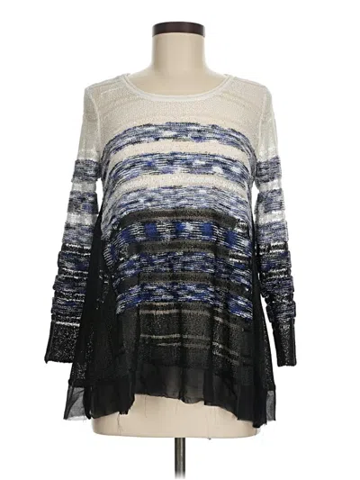 Pre-owned Alfani Pullover Sweater In Blue