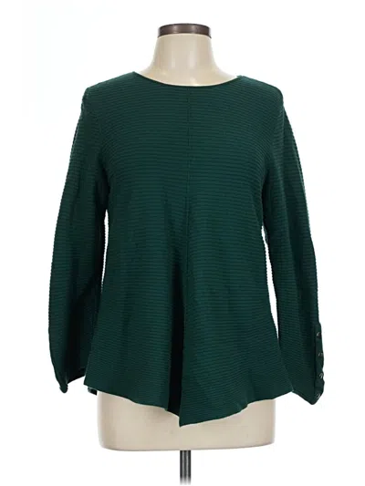 Pre-owned Alfani Pullover Sweater In Green