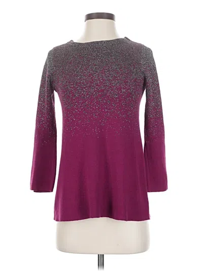 Pre-owned Alfani Pullover Sweater In Purple