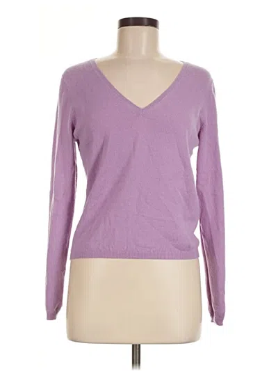 Pre-owned Alfani Pullover Sweater In Purple