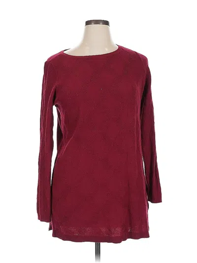 Pre-owned Alfani Pullover Sweater In Red
