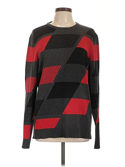 Pre-owned Alfani Pullover Sweater In Red