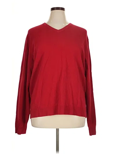 Pre-owned Alfani Pullover Sweater In Red