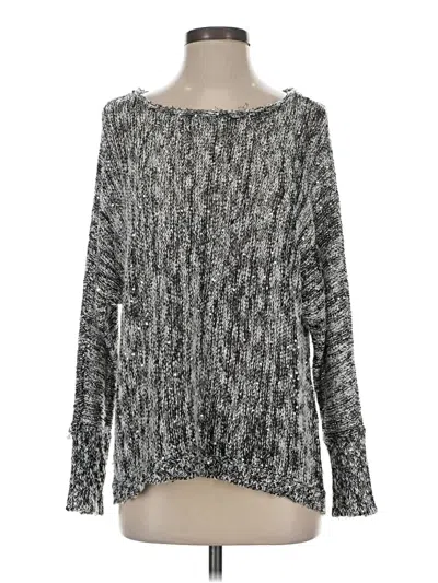 Pre-owned Alfani Pullover Sweater In Silver