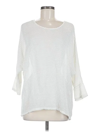 Pre-owned Alfani Pullover Sweater In White