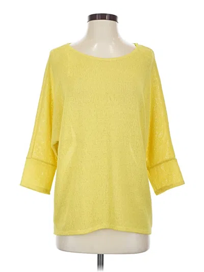 Pre-owned Alfani Pullover Sweater In Yellow