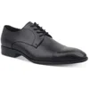 Alfani Quinn Mens Solid Manmade Oxfords In Black