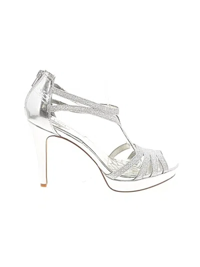 Pre-owned Alfani Sandals In Silver