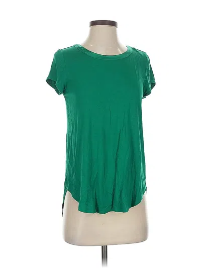 Pre-owned Alfani Short Sleeve T-shirt In Green