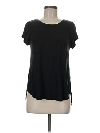 Pre-owned Alfani Short Sleeve T-shirt In Black