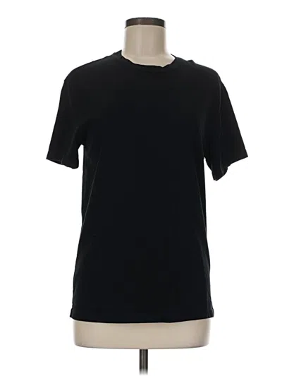 Pre-owned Alfani Short Sleeve T-shirt In Black