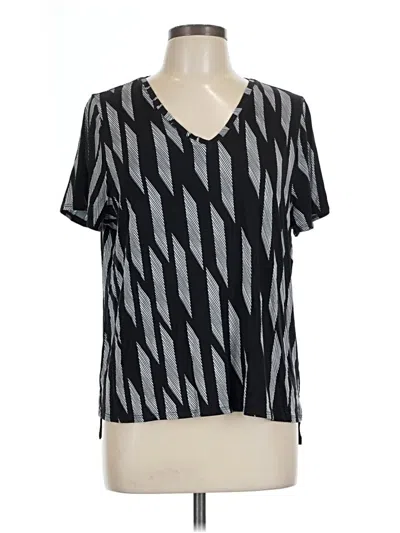Alfani Short Sleeve T-shirt In Black