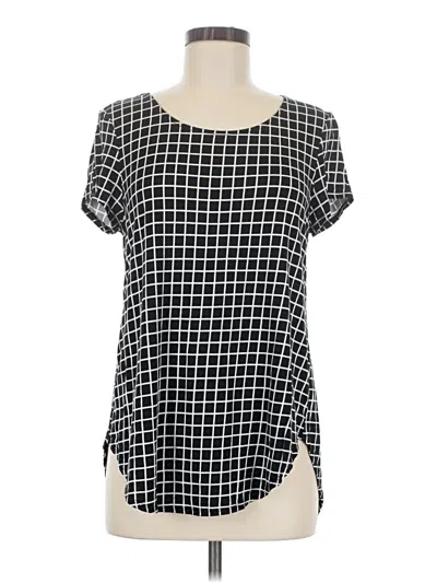 Pre-owned Alfani Short Sleeve T-shirt In Black