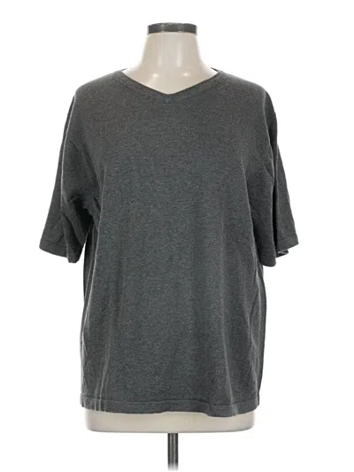 Pre-owned Alfani Short Sleeve T-shirt In Gray