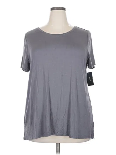 Pre-owned Alfani Short Sleeve T-shirt In Gray