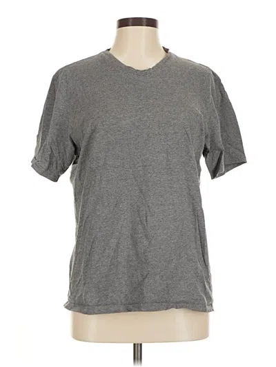 Pre-owned Alfani Short Sleeve T-shirt In Gray