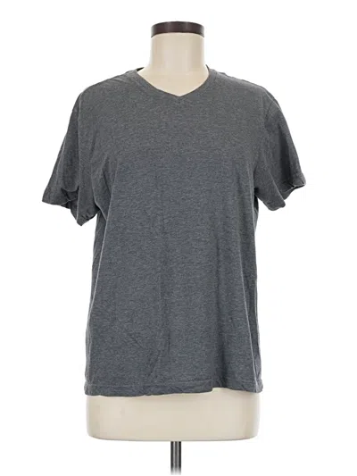 Pre-owned Alfani Short Sleeve T-shirt In Gray