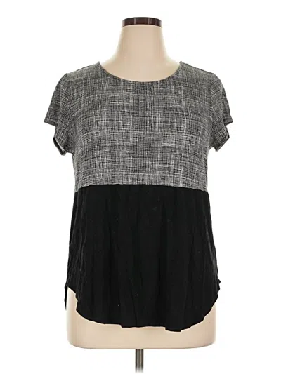 Pre-owned Alfani Short Sleeve T-shirt In Gray