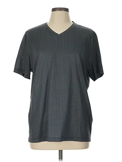 Pre-owned Alfani Short Sleeve T-shirt In Gray