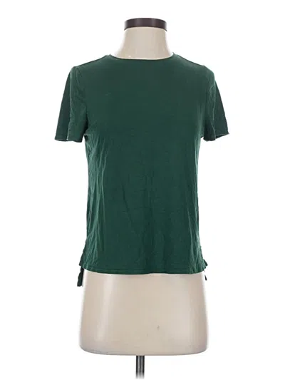 Pre-owned Alfani Short Sleeve T-shirt In Green