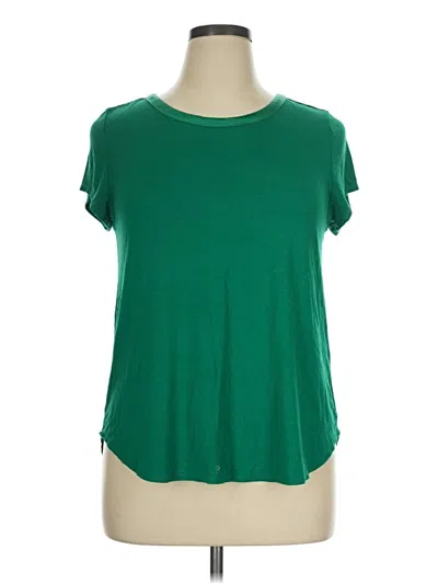 Pre-owned Alfani Short Sleeve T-shirt In Green
