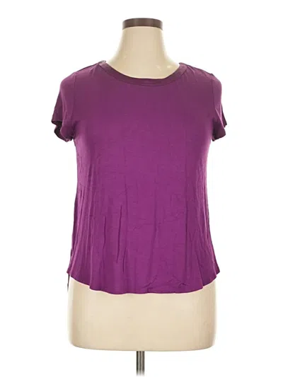 Pre-owned Alfani Short Sleeve T-shirt In Purple