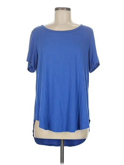 Pre-owned Alfani Short Sleeve T-shirt In Purple