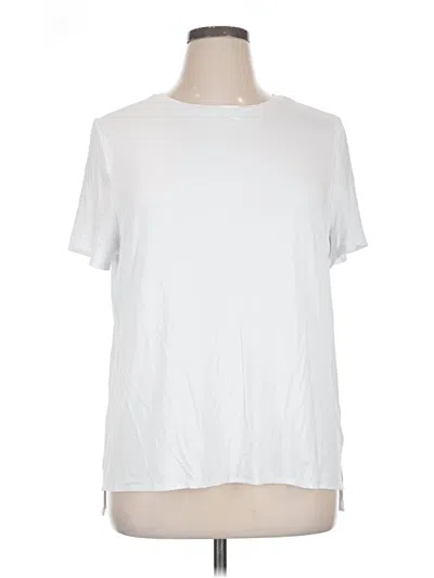 Pre-owned Alfani Short Sleeve T-shirt In White