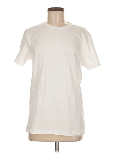 Pre-owned Alfani Short Sleeve T-shirt In White