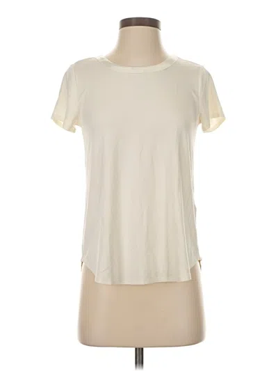 Pre-owned Alfani Short Sleeve T-shirt In White