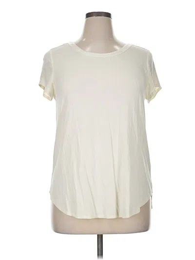 Pre-owned Alfani Short Sleeve T-shirt In White