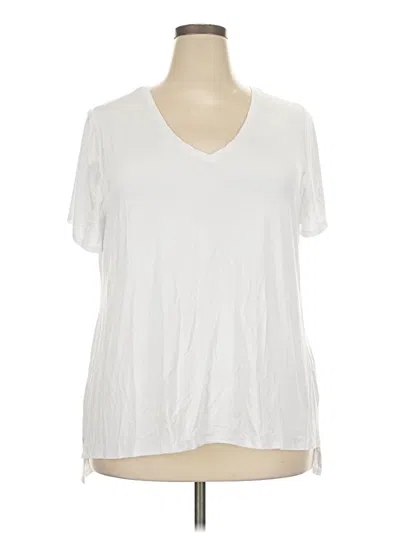 Pre-owned Alfani Short Sleeve T-shirt In White