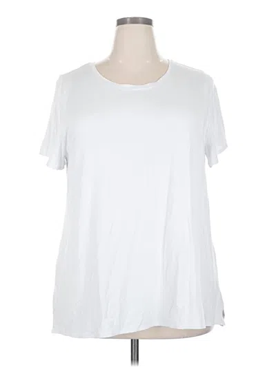 Pre-owned Alfani Short Sleeve T-shirt In White