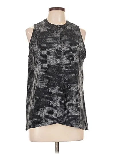 Pre-owned Alfani Sleeveless Blouse In Black