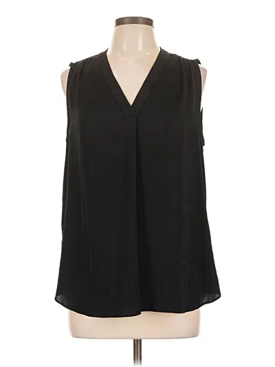 Pre-owned Alfani Sleeveless Blouse In Black
