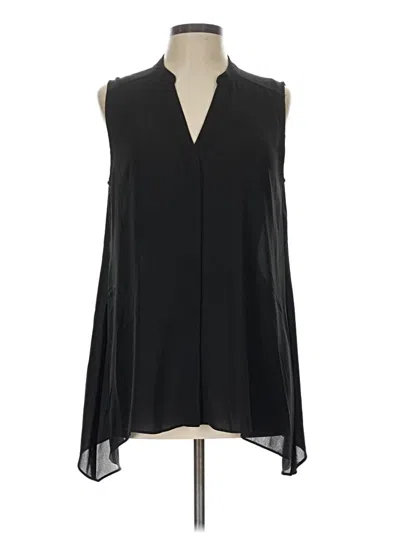 Pre-owned Alfani Sleeveless Blouse In Black