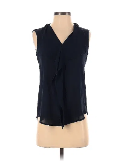 Pre-owned Alfani Sleeveless Blouse In Blue