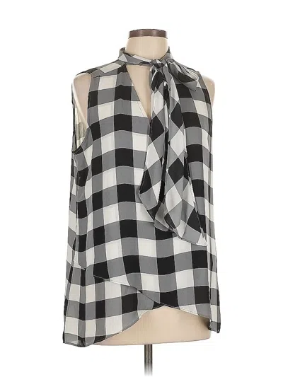 Pre-owned Alfani Sleeveless Blouse In Gray