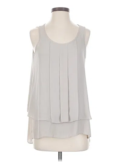 Pre-owned Alfani Sleeveless Blouse In Gray