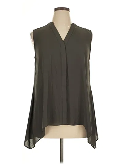 Pre-owned Alfani Sleeveless Blouse In Gray