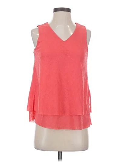 Pre-owned Alfani Sleeveless Blouse In Orange
