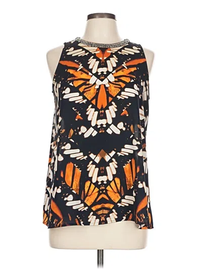 Pre-owned Alfani Sleeveless Blouse In Orange