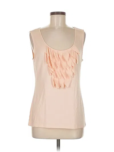 Pre-owned Alfani Sleeveless T-shirt In White