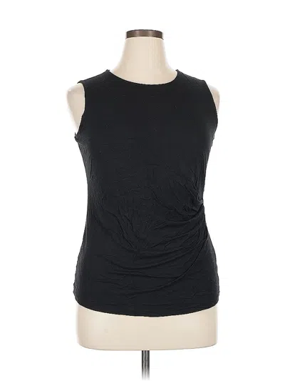 Pre-owned Alfani Sleeveless Top Black Halter Neckline Tops