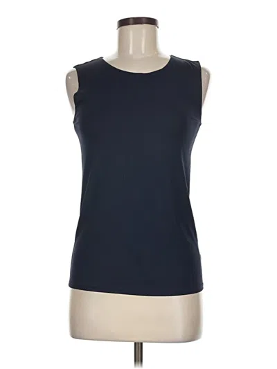Pre-owned Alfani Sleeveless Top Blue Boatneck Tops