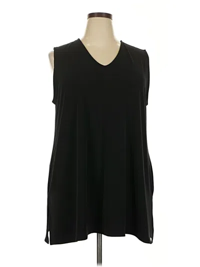 Pre-owned Alfani Sleeveless T-shirt In Black