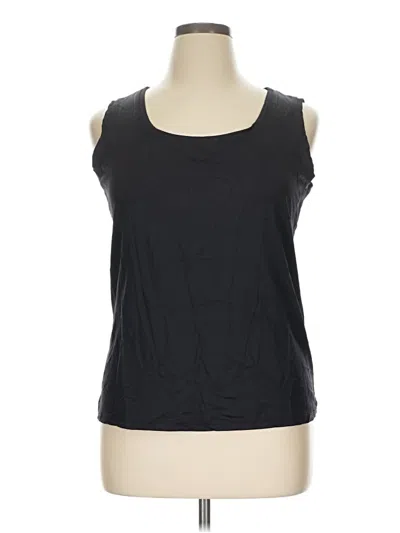 Pre-owned Alfani Sleeveless T-shirt In Black