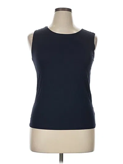 Pre-owned Alfani Sleeveless T-shirt In Blue